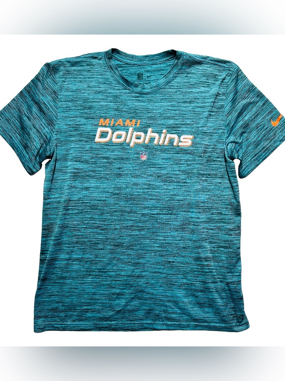 Nike Miami Dolphins NFL Dri-FIT Performance T-Shirt Teal Men’s Large